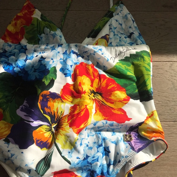 DOLCE&GABBANA Floral One-Piece Swimsuit - Picture 10 of 10